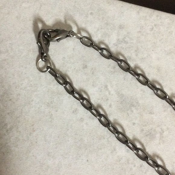 Pearl and brown bead drop necklace - Picture 7 of 8